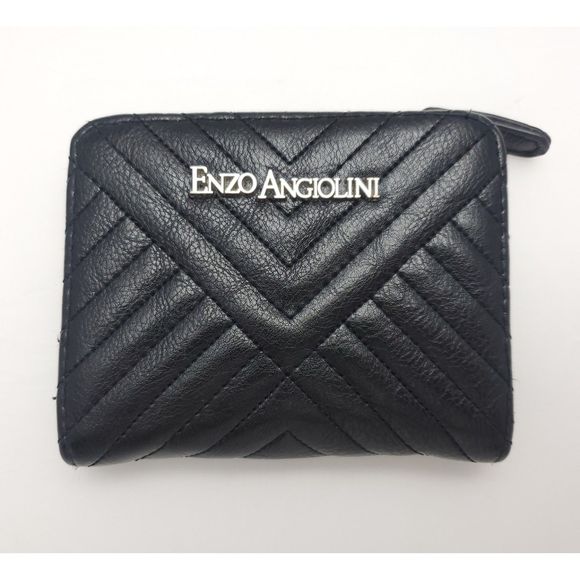 Lot‎ of 2 Black Leather Wallet Coin Purse Enzo Angiolini Jones New York - Picture 7 of 10